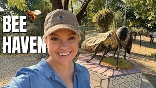 Spending the Morning with the BEES! 🐝  Visiting the Bee Haven Garden & Getting Lots of IDEAS!