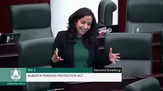 November 28- Alberta Pension Protection Act; Second Reading