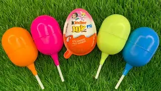 🌈 Satisfying Video | Kinder Surpriseand Corby Fun Egg ASMR Opening YummyRainbow Candy Lollipops
