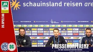 Pressekonferenz MSV Duisburg - RWO