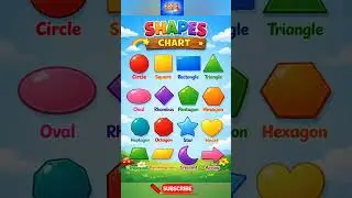 Learn Shapes in 30 Seconds 🔺🔵 | Kids Shapes l Shapes for Beginners l Every Child Must Know ! #shapes