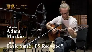 David Smrz acoustic guitar 2023 - redwood and black oak