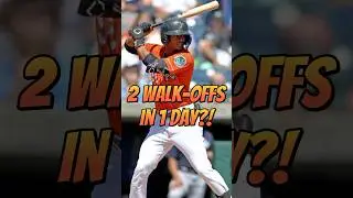 Prospect Hits TWO Walk-Offs In ONE Night?! 😳 #milb #shorts