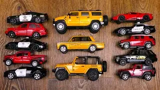 Koleski Realistic diecast model cars Taxi Cabrio SUV collection
