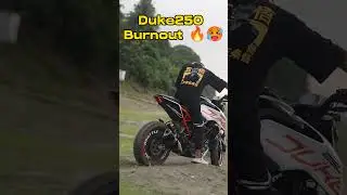 Duke250 Burnout 🔥🥵||#ktm #burnout #duke250