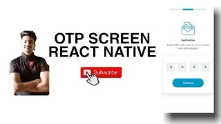 React Native OTP Screen design and use ref for auto focusing