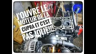 Vlog#28 C'EST PARTISSSS J'OUVRE LE MOTEUR DE LA CUPRA !