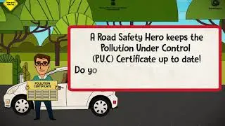 Keep your Pollution Under Control (P.U.C) Certificate up to date!Be a #SadakSurakshaHero