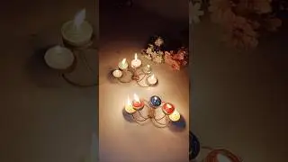 Diya stand made by old bangles #reuseofoldbangles#Diwalicraft #diya decorationidea #diy #homedecor