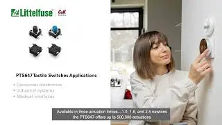 Compact PTS647 Tactile Switches Add Noise-Reduction and Dust Protection Features
