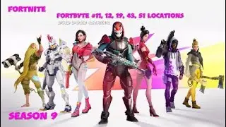 Fortnite Fortbyte #11, 12, 19, 43, 51 Locations