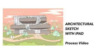 Architectural Design Sketch with IPAD