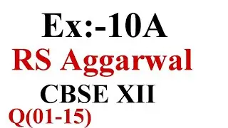 Class 12 Maths Ex 10A Part 1 | Differentiation | Board Exam Important Questions