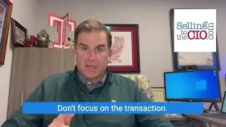 Selling to the CIO tip of the week for sales professionals.