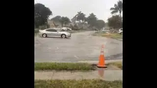 Procharged GTO donuts in the rain