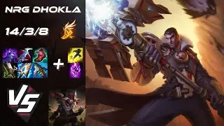 NRG Dhokla TOP Jayce vs Kled [QUADRAKILL] - NA Challenger Patch 14.16