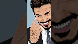 David Beckham ❤️ #infiniteart #digitalart #sketchbook #art #illustration #davidbeckham