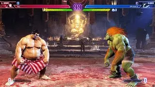 E.Honda vs Blanka (Hardest) - Street Fighter 6. | Epic Battle