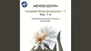 String Symphony No. 6 in E-Flat Major, MWV N 6: III. Prestissimo