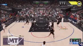 Detlef hitting shots.