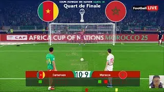 Cameroun vs Maroc - Penalty Shootout | Coupe d'Afrique des Nations 2025 | eFootball PES