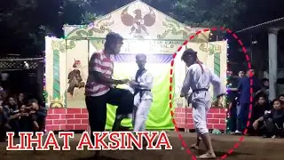 AKSI PENCAK SILAT SI GANTENG MELAWAN 2 ORANG SETIA KAWAN GARAHAN JEMBER