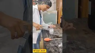 Biochemistry practical 🧪🧪# Ranchi Veterinary College ⚕️#