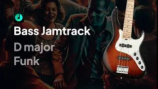 Boogie Down - Funk Bass Backing Track | D major | 108 BPM Jamtrack