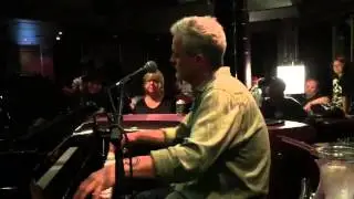 Scottie 'Bones' Miller at the piano bar on Blues Cruise #26.