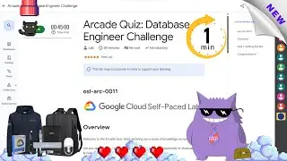 Arcade Quiz: Database Engineer Challenge  #2025 | #osl-arc-0011 |#qwiklabs |#Solution