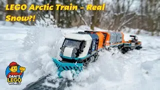 LEGO 60470 Arctic Explorers Train in real snow! ❄️🚂