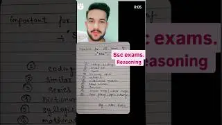 important chapter📚 of reasoning for all ssc exams 🔥🎯 #ssc #video #viralvideo #shorts #shortvideo
