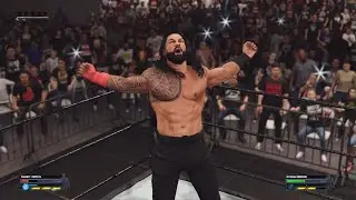 WWE 2K24 Roman Reigns Spear