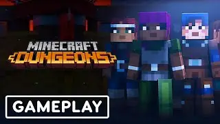 Minecraft Dungeons: The Creeping Winter DLC - 3 Minutes of Gameplay | gamescom 2020