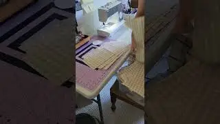 Sorting fabric scraps for an upcoming project 🪡