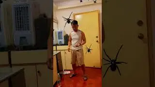 Spider web effect Vfx edit | Superhero edit # shorts
