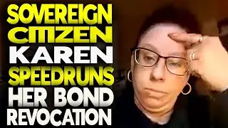 Sovereign Citizen Karen SPEEDRUNS Her Way Back To Jail! Pro Se FAIL!
