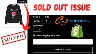 How to Fix Shopify Sold Out Issue | Solve Live Store Inventory Problems Fast!