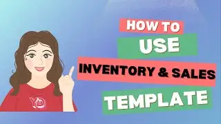 coffee shop inventory & sales excel template tutorial