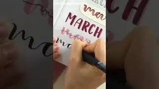 Bullet Journal Header Ideas For March Part 2💜Monthly Header Ideas #bulletjournalideas #bujo2022