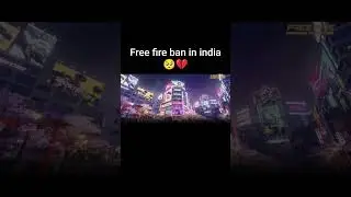 GAME OPEN NHI HO RAHI 😭💔 // FREE FIRE BAN HOGAYI INDIA MAI #sad #freefire