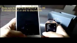 MODOEX M9 Smartwatch Procedure and BT notification installation