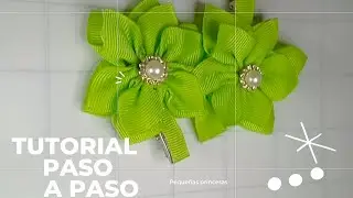 Tutorial paso a paso de como hacer flores en liston