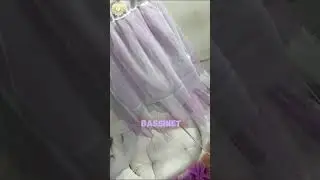 Large Baby Bassinet with Canopy Net | Luxury Newborn Sleeping Bed &ndash; Gultaaz