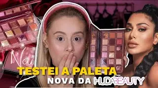 TESTEI A NOVA PALETA NAUGHTY DA HUDA BEAUTY *vale a pena?*