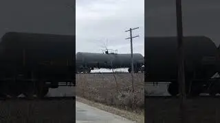 If John Deere Was A Train!  Indiana Eastern Railroad With Train Horn, JawTooth #Shorts