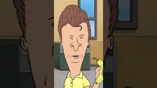 A banana Beavis they are delicious | #shorts #beavisandbutthead