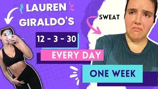 ПОПРОБУЙТЕ ТРЕНИРОВКУ LAUREN GIRALDO 12 - 3 - 30 | ПУТЬ К ПОХУДЕНИЮ 115