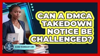 Can A DMCA Takedown Notice Be Challenged?