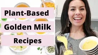 GOLDEN MILK  / Dairy-Free, 5 Minute Vegan Golden Milk Recipe / Turmeric Milk / Anti-inflammatory